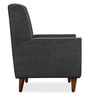 Viga Wing Chair In Charcoal Grey Colour