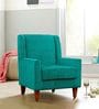 Viga Wing Chair In Wild Sea Green Colour