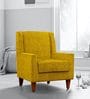 Viga Wing Chair In Bold Yellow Colour