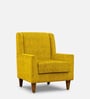 Viga Wing Chair In Bold Yellow Colour