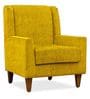 Viga Wing Chair In Bold Yellow Colour