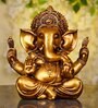 Vighnaharta Ganesha Brown Resin Idols