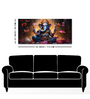 Vighnaha Lord Ganpati Premium Canvas Wall Painting