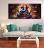 Vighnaha Lord Ganpati Premium Canvas Wall Painting