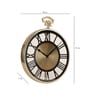 Vigil Wall Clock In Gold