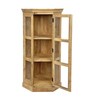 Vilina Mango Wood Corner Cabinet  In Natural finish