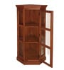 Vilina Mango Wood Corner Cabinet In Honey Oak finish