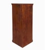 Vilina Mango Wood Corner Cabinet In Honey Oak finish