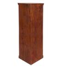 Vilina Mango Wood Tall Corner Cabine In Honey Oak finish
