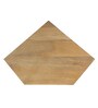 Vilina Mango Wood Tall Corner Cabinet In Natural finish