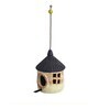 Village Cottage Brown Terracotta Bird House