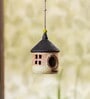 Village Cottage Brown Terracotta Bird House