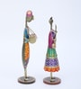 Villgers Doll S/2 Multicolour Metal Figurines