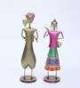Villgers Doll S/2 Multicolour Metal Figurines