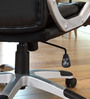 Vin Leatherette Ergonomic Chair In Black Colour