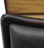 Vincent King Size Bed With Storage In Teak & Walnut Finish