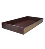 Vincent King Size Bed With Storage In Teak & Walnut Finish