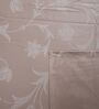Vine Floral 400 TC Cotton Superking Size Flat Bedsheet With 2 Pillow Covers