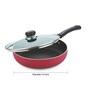 Zest Non-Stick Induction Base 3 Mm Deep Fry Pan With Lid, 24 Cm