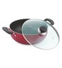 Zest Non-Stick Induction Base 3 Mm Deep Kadai With Lid, 26 Cm, 4.1 Ltr