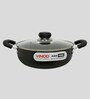 Deep Kadai With Lid, 26 Cm, 4.1 Ltr, Aluminium