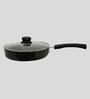 Hard Anodised Deep Fry Pan With Lid, 20 Cm, Aluminium