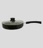 Hard Anodised Deep Fry Pan With Lid, 22 Cm, Aluminium