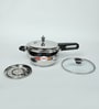 Induction Base Splendid Plus Outer Lid Stainless Steel Pressure Cooker, 5.5 Ltr
