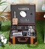 Vintage Balck & Silver Stainless Steel (Set of 17) Bar Set