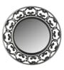 Black & Silver Plastic Vintage Modern Wall Clock