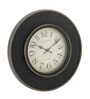 Black Plastic Vintage Modern Wall Clock