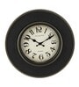 Black Plastic Vintage Modern Wall Clock