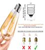 Vintage 4 Watts E-27 Holder (Set of 4) LED Bulb