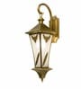 Vintage Brass Outdoor Wall Lantern