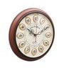 Vintage Brown Wood & MDF Wall Clock
