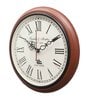 Vintage Brown Wood & MDF Wall Clock