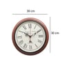 Vintage Brown Wood & MDF Wall Clock