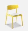 Vintage Cafe Chair in Yellow Colour