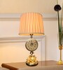 Vintage Clockwork LED Table Lamp with Drum Shade