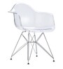 Crystal Plastic Iconic Chair in Translucent Colour