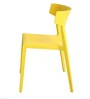 Vintage Cafe Chair in Yellow Colour