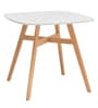 Bliss 4 Seater Dining Table in White Colour