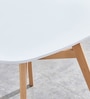 Bliss 4 Seater Dining Table in White Colour