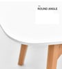 Bliss 4 Seater Dining Table in White Colour