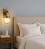 Vintage Gold Cage Lantern Wall Light