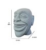 Vintage Hand Carved Mango Wood Laughing Head Figurine