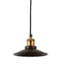 Vintage Industrial Black Matt Metal Hanging Light