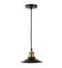 Vintage Industrial Black Matt Metal Hanging Light