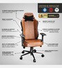 Vintage Leather Gaming Chair in Brown & Black Colour