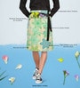 Vintage Ornate Flowers  Multicolor Polycotton Half-Length Waist To Knee Apron